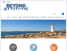 Tablet Screenshot of beyondattitude.com